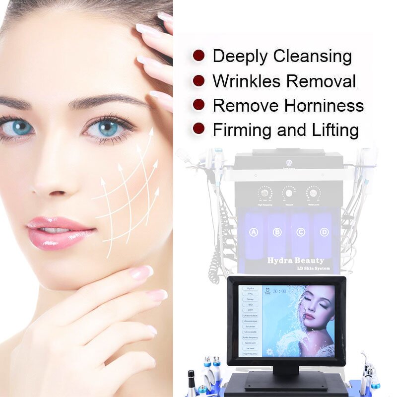 Hydra Micro Dermabrasion Machine Manufacturer - Customizable 14in1 Oxygen Jet Standalone AU US