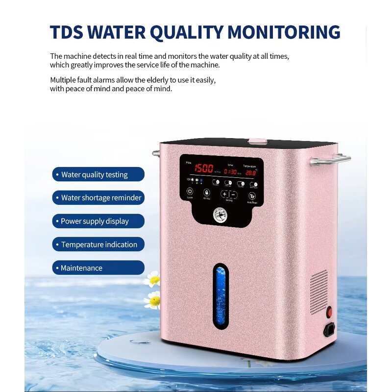 Hydrogen Oxygen Generator Manufacturer - Electric One Two Outputs 1500ml 99.996% H2