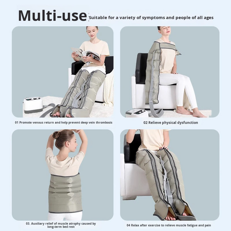 Leg Massage Boots Manufacturer - TPU Material Full Body Air Compression Physiotherapy
