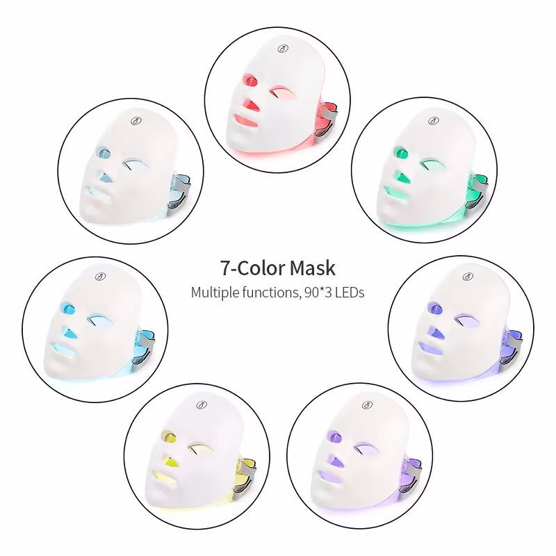 LED Facial Mask Manufacturer - SWIDA Handheld 7 Colors for Pigment Removal Targeted