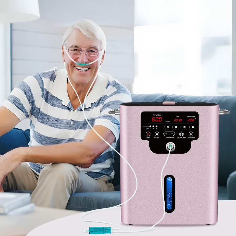 Hydrogen Oxygen Inhaler Manufacturer - Electric 600ml-1500ml Adjustable with H2 Water