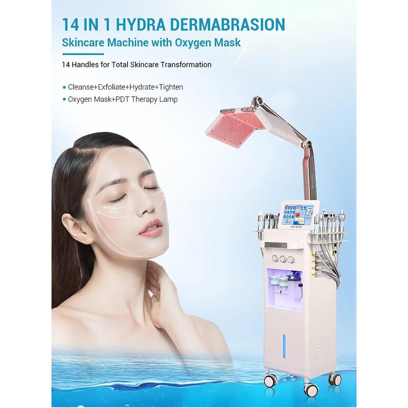Hydro Facial Machine Manufacturer - Aqua Peeling PDT Light Therapy Convenient Plug Type