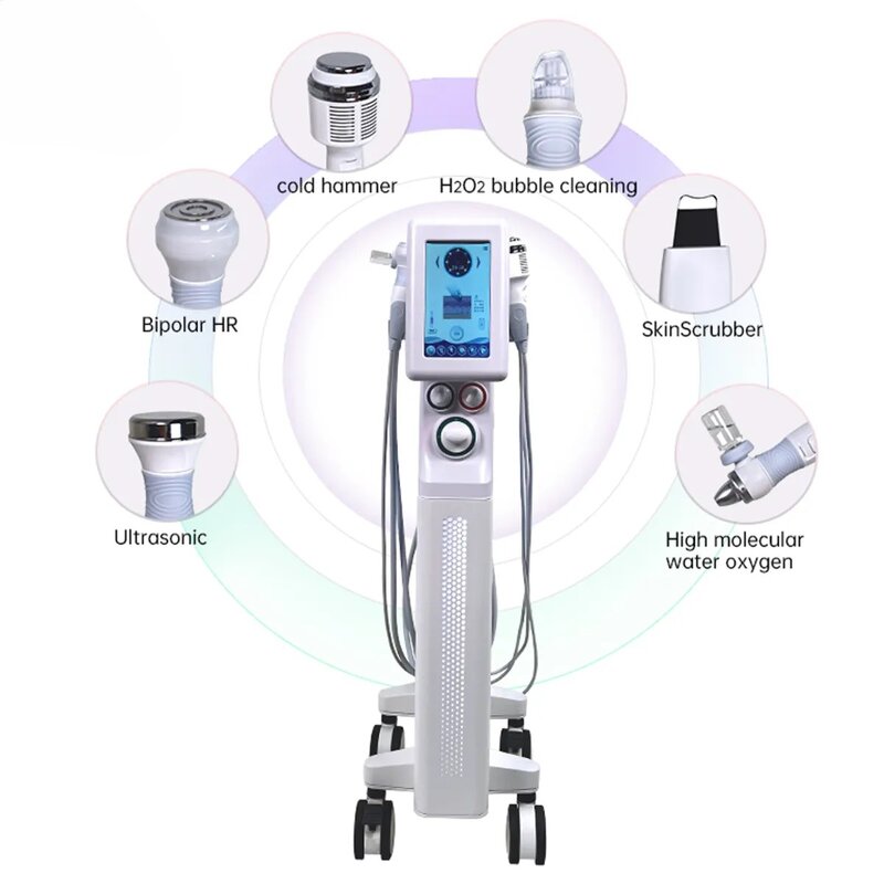 Hydradermabrasion Machine Manufacturer - 6-in-1 Jet Peel for Salon Skin Tightening