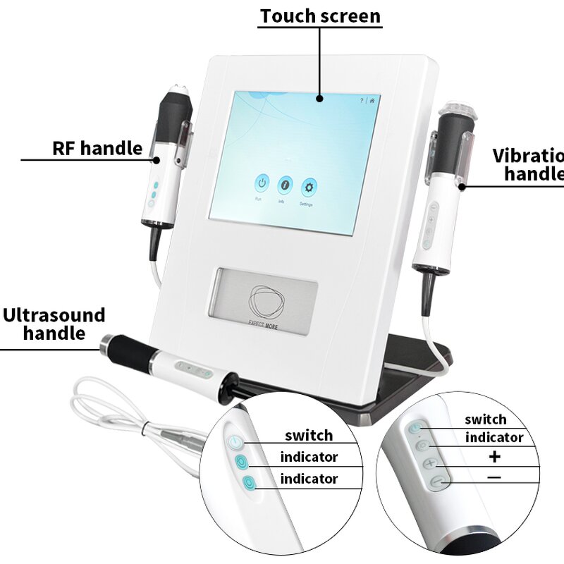 Skin Tightening Machine Manufacturer - 3-in-1 Salon Home Use CO2 RF Ultrasonic Jet IT