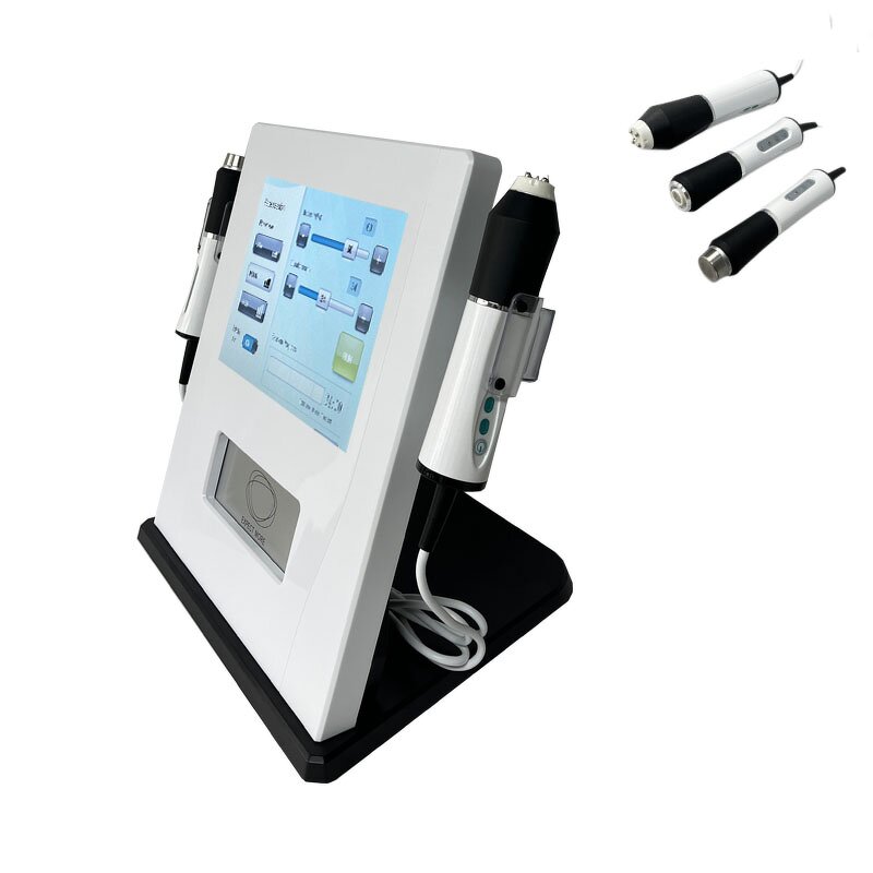 Facial Machine Manufacturer - 3-in-1 Oxygen RF Ultrasonic with LCD Touchscreen UK/US/Italian