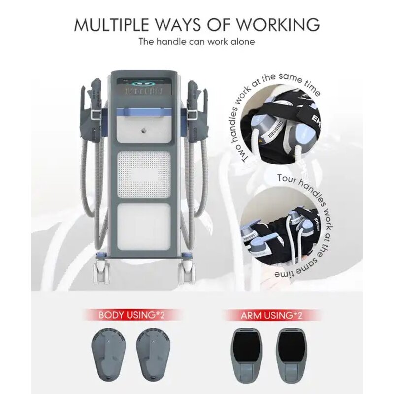 RF Muscle Sculpting Machine Manufacturer - Neo Slim 4-Handle Ems with Skin Tightening