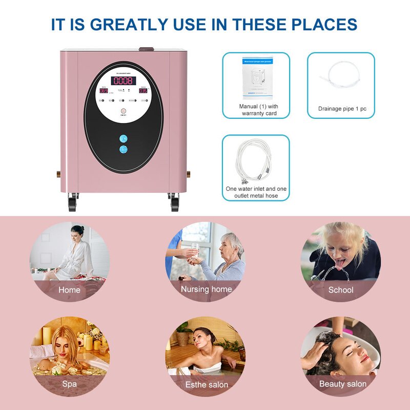 Hydrogen-Rich Water Shower Machine Manufacturer - SWIDA Full Body 3000ml 3800ppb