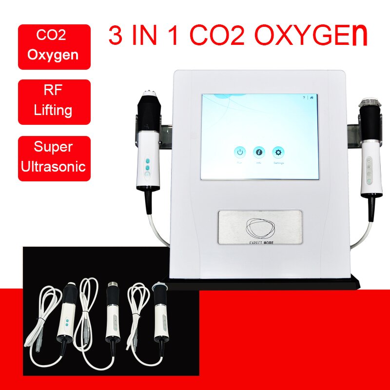 CO2 Bubble Facial Machine Manufacturer - 3-in-1 Hydro Oxygen Jet for Skin Rejuvenation US/IT/ZA