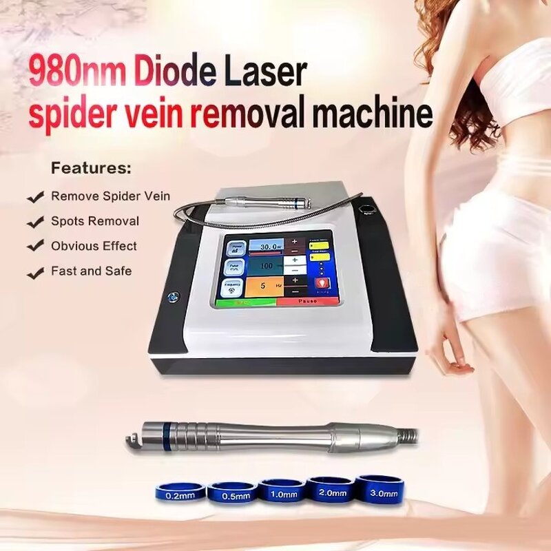 Diode Laser Treatment Machine Manufacturer - Professional 980nm for Spider Veins with Plugs