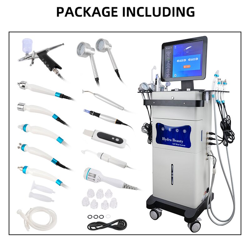 Hydra Beauty Facial Machine Manufacturer - 14-in-1 Micro Dermabrasion Standalone for Lip US EU