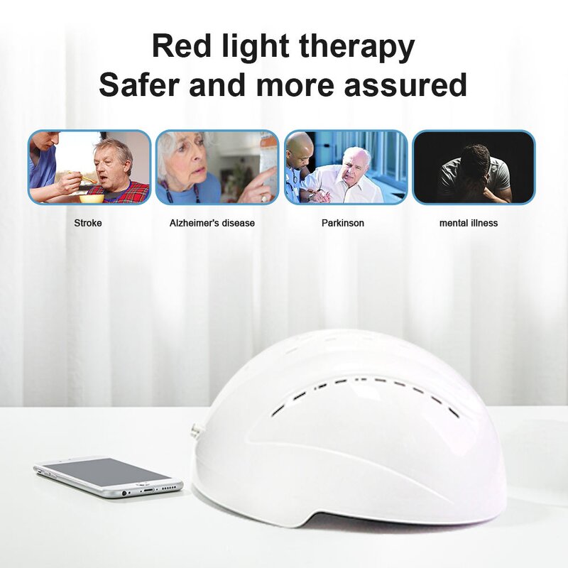 Photobiomodulation Helmet Manufacturer - 810nm Brain Repair with 256 LEDs 15W