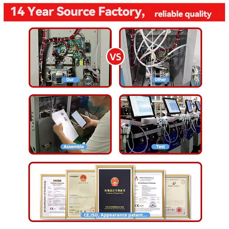 Hydra Beauty Facial Machine Manufacturer - 14-in-1 Micro Dermabrasion Standalone for Lip US EU