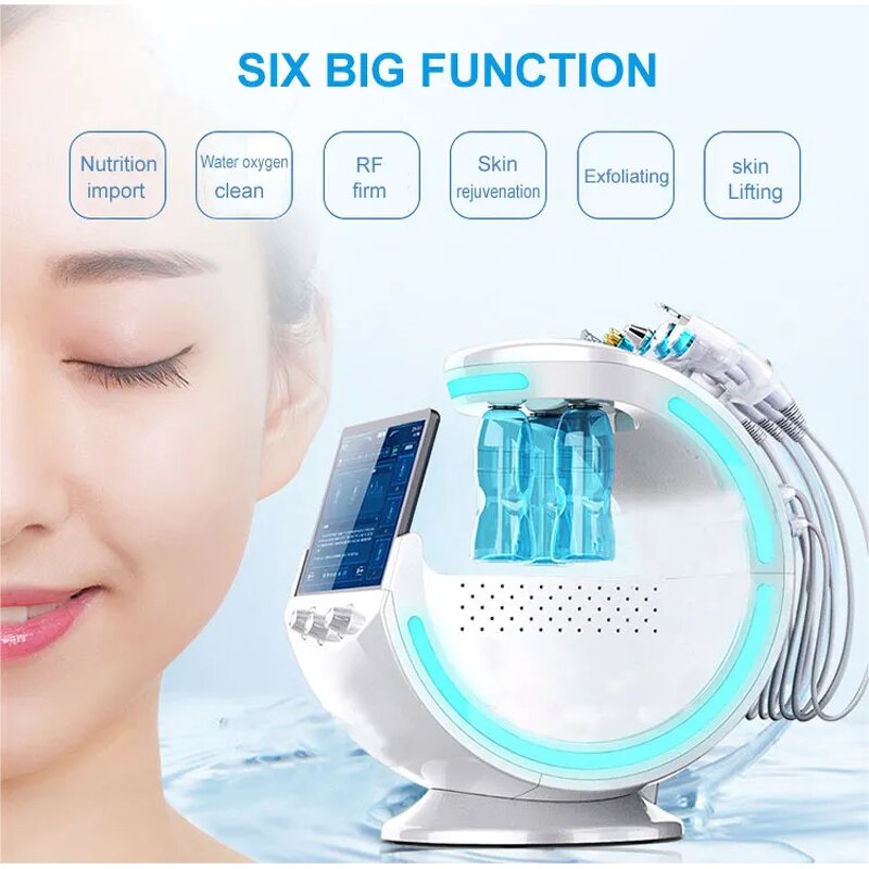 Aqua Peel Facial Machine Manufacturer - 2024 New Hydro Korea 7 Handles Small Head Vacuum