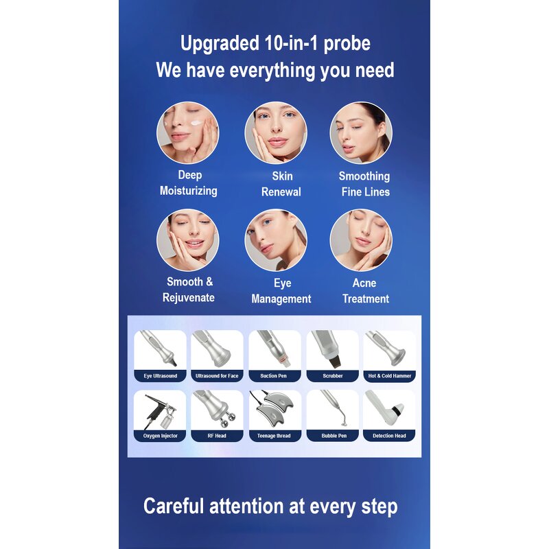 Hydro Beauty Facial Machine Manufacturer - Vertical Ems RF Vacuum Skin Lifting with US IT ZA