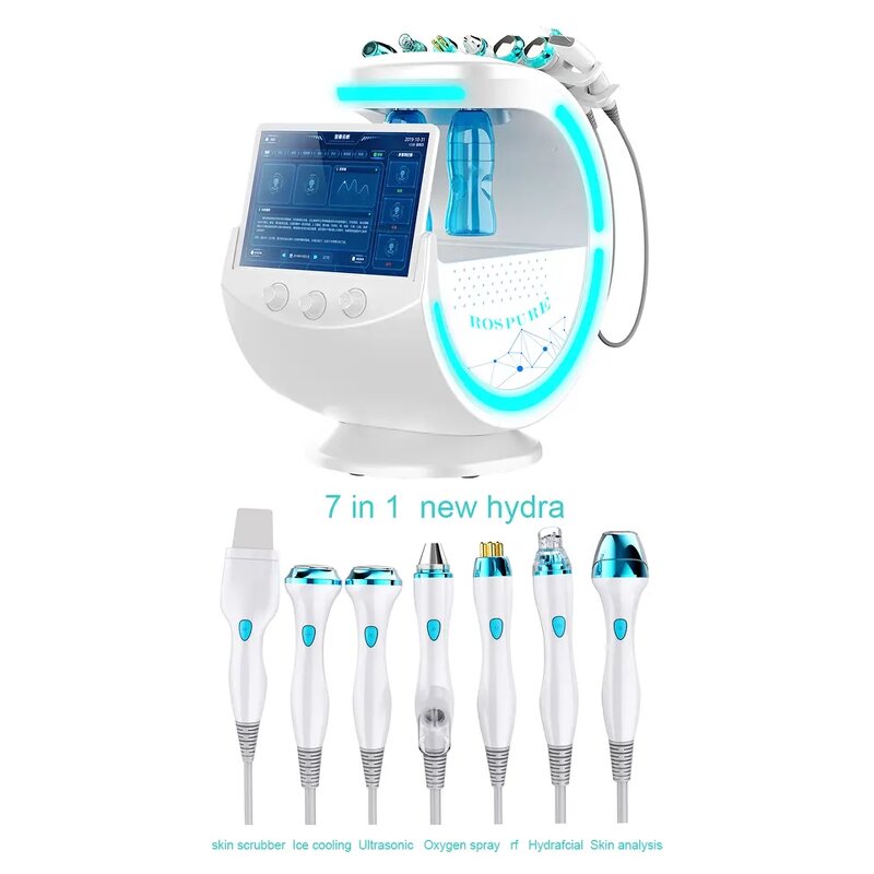 Aqua Peel Facial Machine Manufacturer - 2024 New Hydro Korea 7 Handles Small Head Vacuum