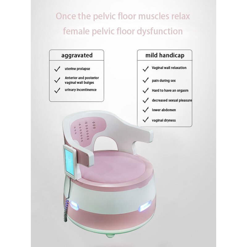 Pelvic Floor Exercise Chair Manufacturer - High-Intensity Magnetic Treatment Desktop with EU