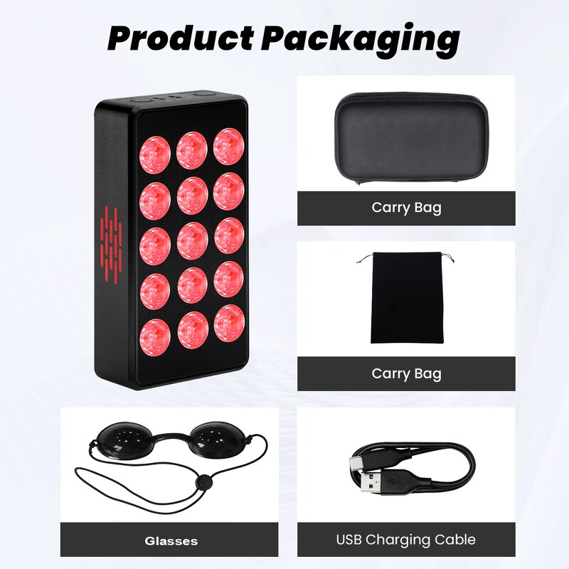 Cordless Portable Red Light Device Manufacturer - 660/850Nm Home Use Handheld Near Infrared Tool