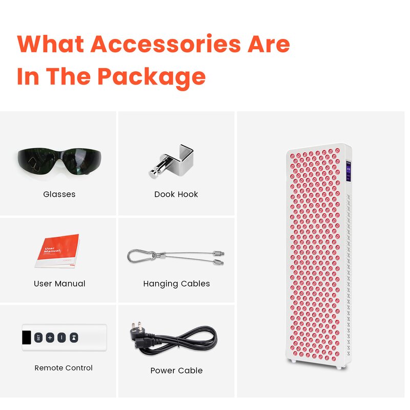 IDEATHERAPY Led PDT Therapy Device Manufacturer - 660/850nm Standing Infrared Commercial US Plug Tool