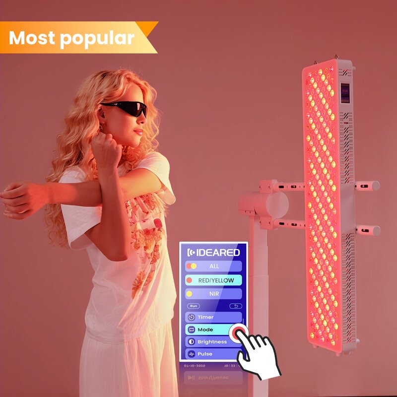 7 Wavel Red Light Therapy Panel Manufacturer - 1200W Near Infrared Full Body Skin Care Tool