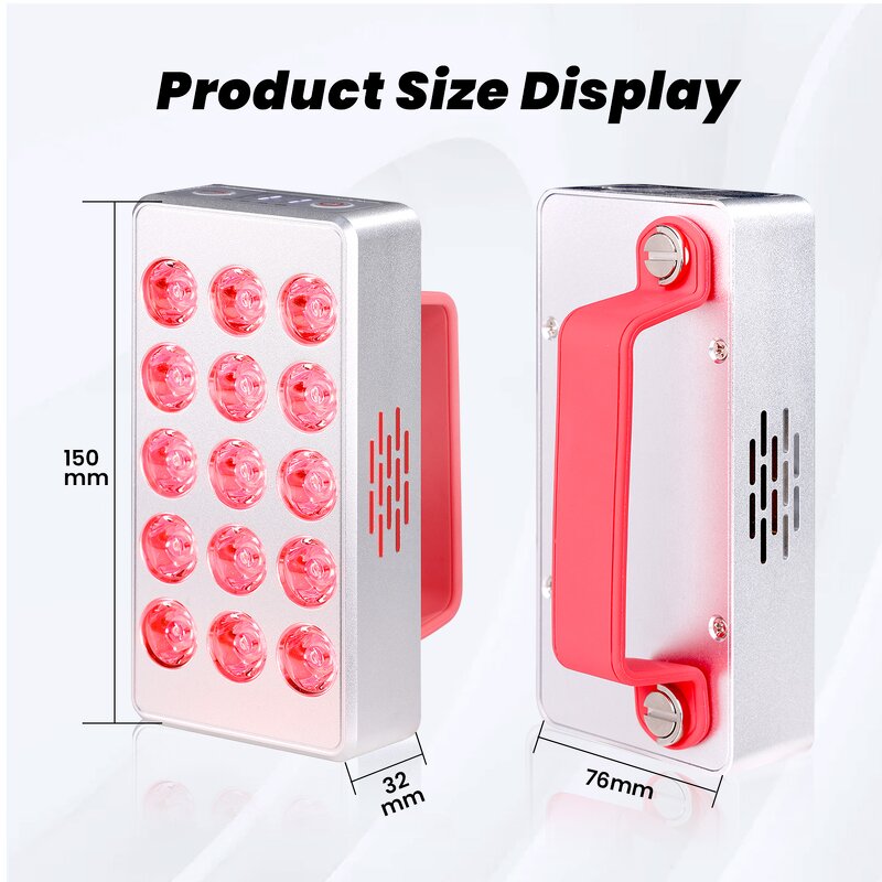 Cordless Portable Red Light Device Manufacturer - 660/850Nm Home Use Handheld Near Infrared Tool
