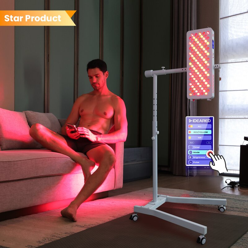 Red Light Therapy Panel Mobile Stand Manufacturer - Fits RL120PRO 7ch Home Commercial Use Tool