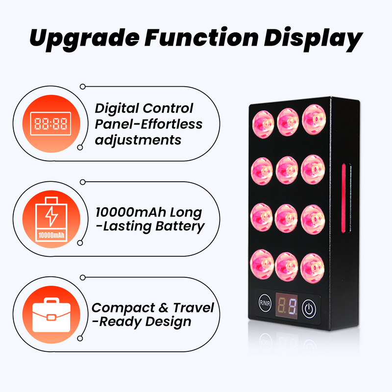 IDEATHERAPY RTL40A Therapy Device Manufacturer - 360-degree Rotation Portable Red Light Face Tool