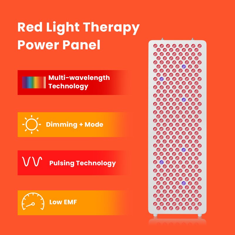 IDEATHERAPY RL300 MAXc/PT Panel Manufacturer - 5 Wavelengths High Irradiance Full Body Red Light Tool