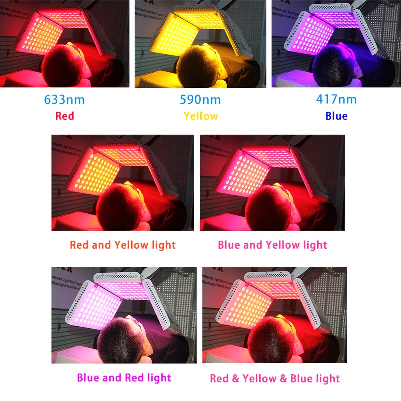 PDT LED Light Therapy Device BL3000 Manufacturer - 210pcs 360W 3 Wavelength Beauty Skin Tool