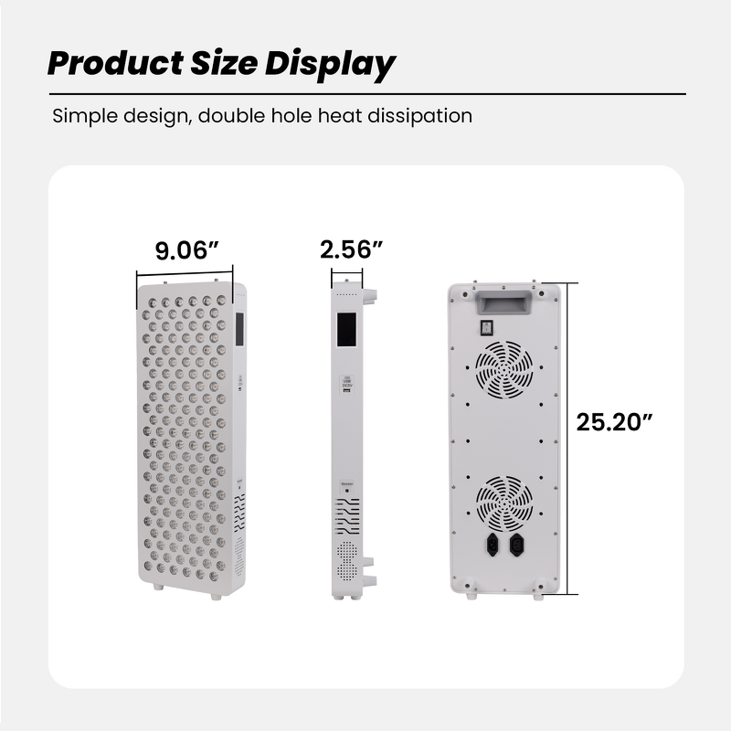 IDEATHERAPY RLPRO200-X2 Panel Manufacturer - 9 Wavelengths High Irradiance Face Infrared Light Therapy Tool