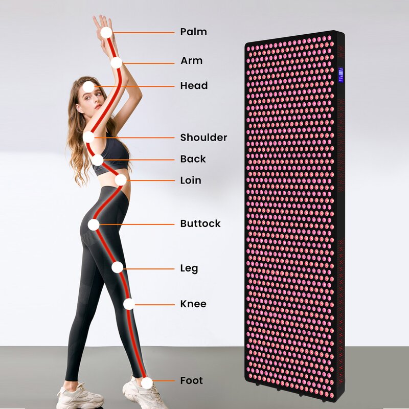 Dual Chip LED Light Therapy Instrument Manufacturer - Red Near-infrared Standing Beauty PDT Panel Tool