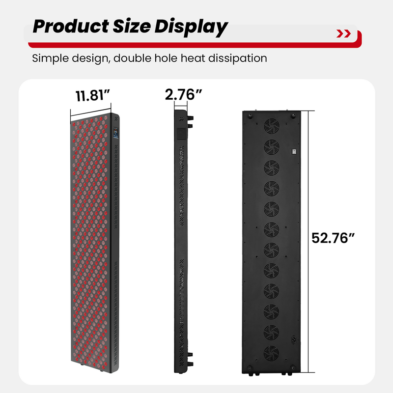 Touchscreen Red Light Therapy Panel Manufacturer - 660/850nm Red Near Infrared Light Therapy Tool