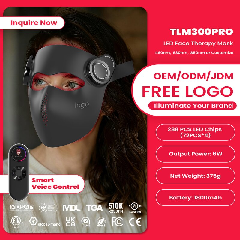Food Grade Silicone Led Therapy Mask Manufacturer - IDEATHERAPY Beauty Light Face Skin Care Treatment Tool