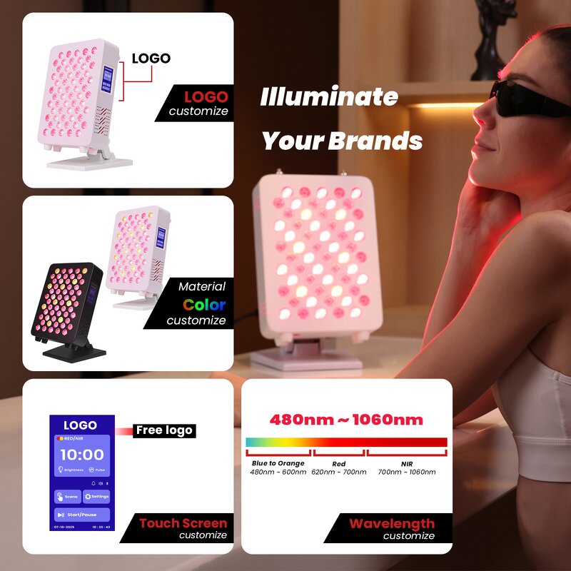 IDEATHERAPY High Energy Red Light Panel Manufacturer - 60PCS 5W 590-940nm Touch Screen Infrared Tool