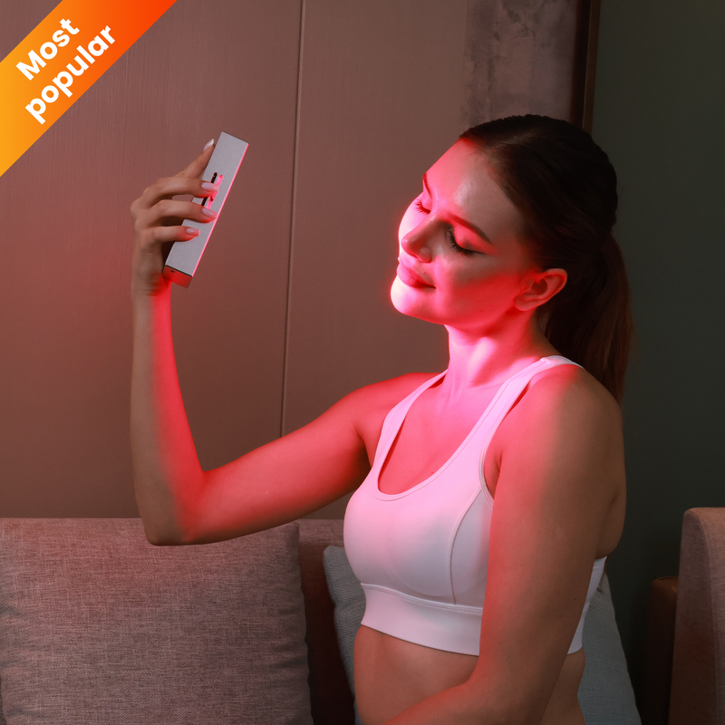 IDEATHERAPY RTL40A Therapy Device Manufacturer - 360-degree Rotation Portable Red Light Face Tool