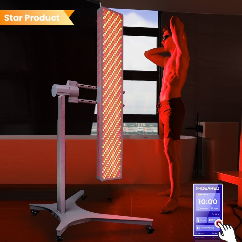 IDEATHERAPY RL600MAX-7CH Panel Manufacturer - 7 Wavelengths Infrared Home Use Led Light Therapy Tool