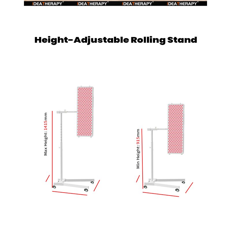 MS300-E Red Light Therapy Stand Manufacturer - 2025 360° Rotating Vertical Horizontal Medium Size Device Tool