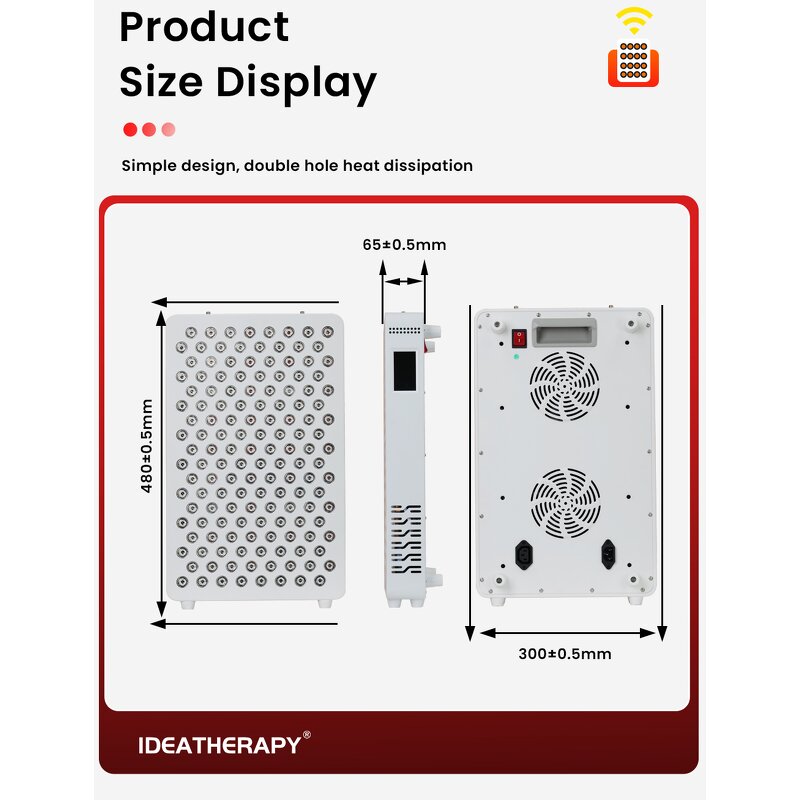 IDEATHERAPY 5W Dual Chip Therapy Panel Manufacturer - Infrared Red Light Beauty Salon Tool