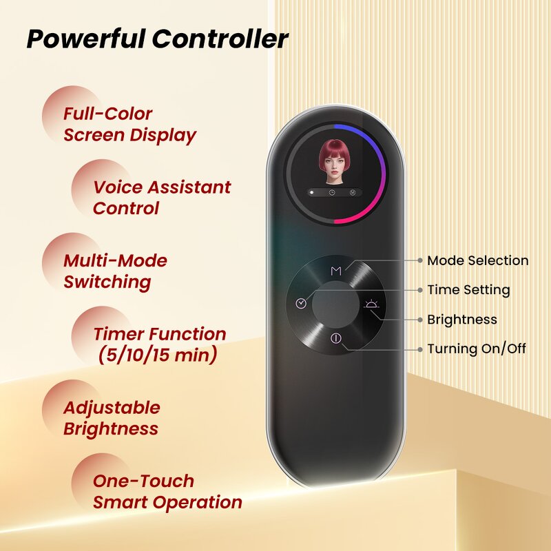 IDEATHERAPY Voice Control Therapy Mask Manufacturer - Home Use Silicone Led Infrared Red Light Tool