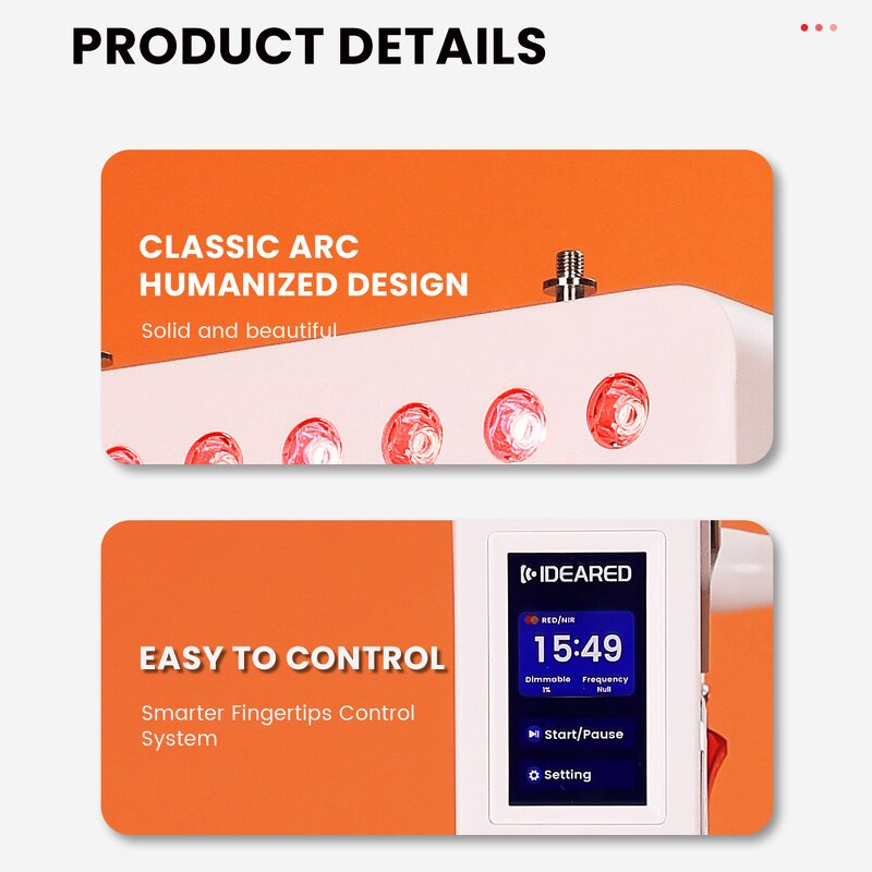 Led Light Therapy Machine Manufacturer - New Arrival 5 Waves High Irradiance Touch Screen Tool