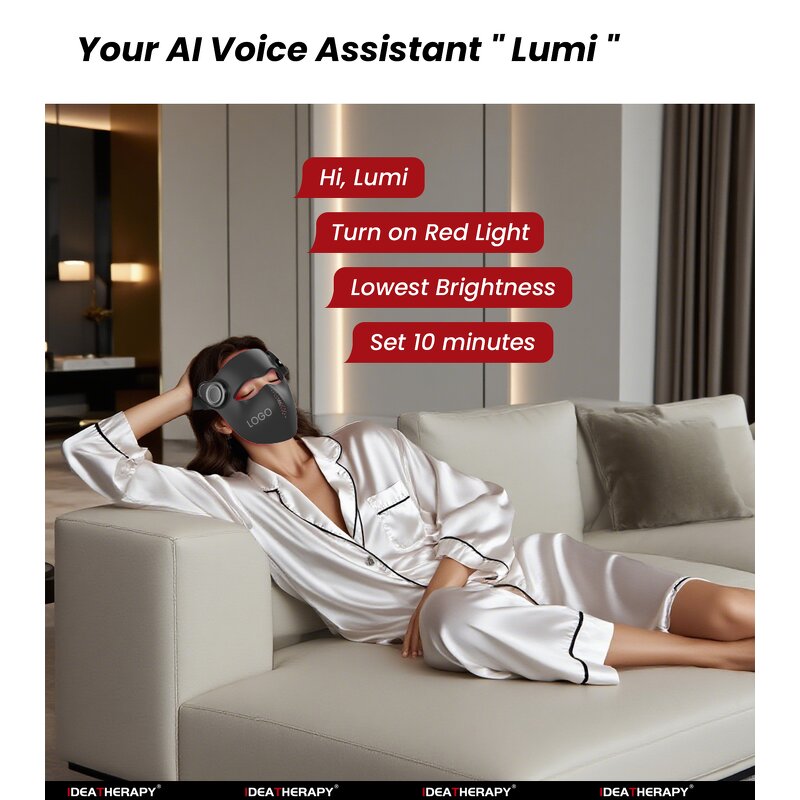 3D Silicone Laser Chips Mask Manufacturer - New Medical Grade 4 Wavelength Red Light Therapy Tool