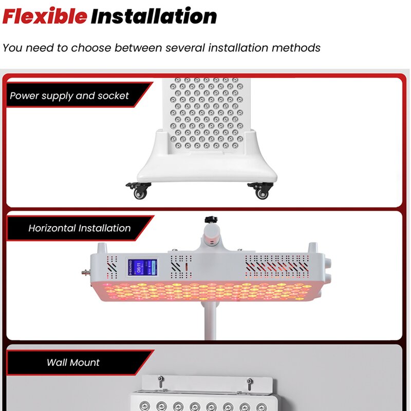 IDEATHERAPY RL120MAX-7CH Panel Manufacturer - 87 Wavelengths High Irradiance Infrared Red Light Tool