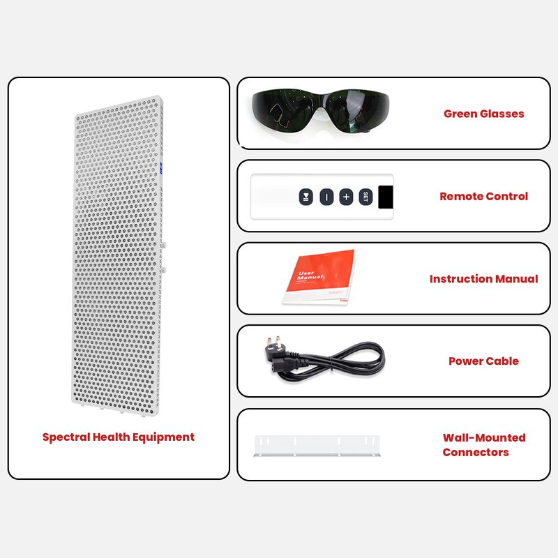 IDEATHERAPY RL2000PRO-7CH Panel Manufacturer - 7 Wavelengths Infrared Full Body Led Light Therapy Tool