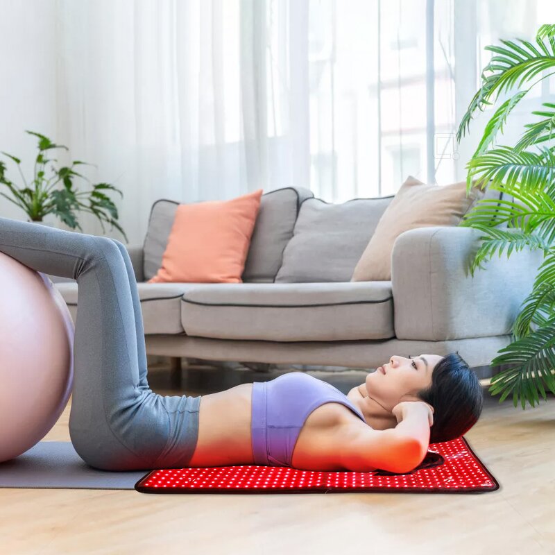 Far Infrared Light Therapy Mat Manufacturer - Home Use S/M/L 660/850Nm Full Body Yoga Wrap Tool