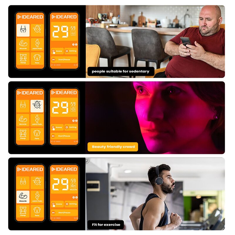 Ideatherapy APP Control Led Panel Manufacturer - Personalized Half Body Red Light Therapy Tool