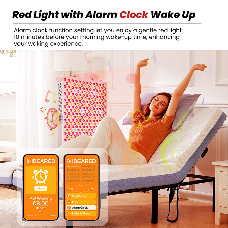 IDEATHERAPY RLPRO600-X2 Panel Manufacturer - 9 Wavelengths Music Playback Full Body Red Light Therapy Tool