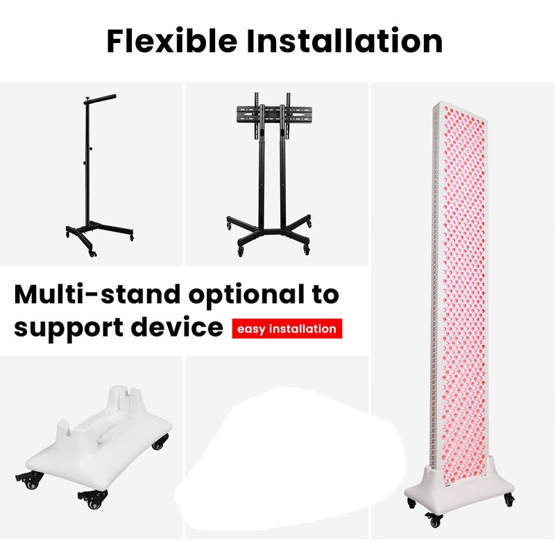 Portable Red Therapy Light Device RL12 Manufacturer - 27pcs 660/850nm 9.98W Home Spa Skin Care Tool