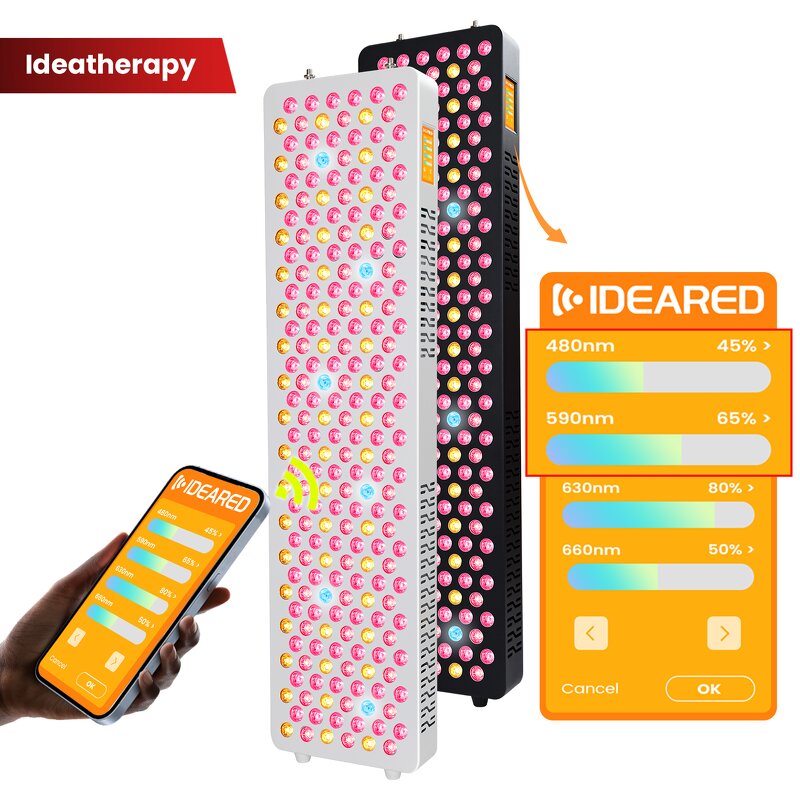 IDEATHERAPY 9Waves PDT Led Machine Manufacturer - 480-1060nm Infrared Full Body Red Light Therapy Lamp Tool