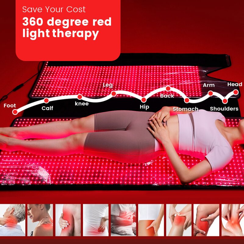IDEATHERAPY Led Sauna Sleeping Bag Manufacturer - Red Light Therapy Bed Mat Full Body Infrared Blanket Tool