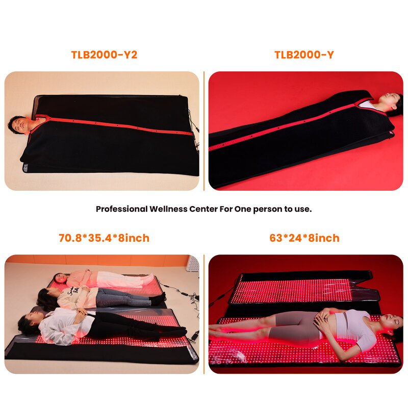 Large Size Therapy Mat Sleeping Bag Manufacturer - 160/180cm 660/850nm Infrared LED Body Health Tool