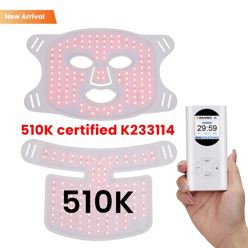 3 in 1 LED Facial Mask Manufacturer - 630/415/830nm Red Light Infrared Therapy Skin Care Tool